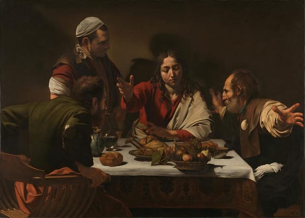 The supper at Emmaus, Caravaggio, National Gallery